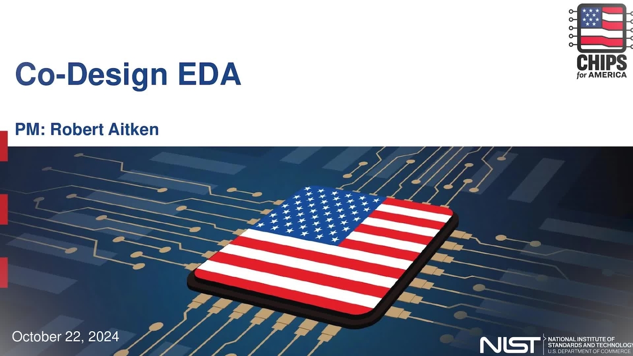 Robert Aitken: Co-design/Electronic Design Automation (EDA)