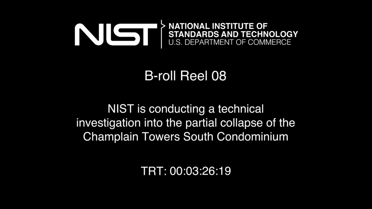 B-Roll Reel #8: Champlain Tower South NIST Investigation | Pool-Deck and Tower Interface Laboratory Testing