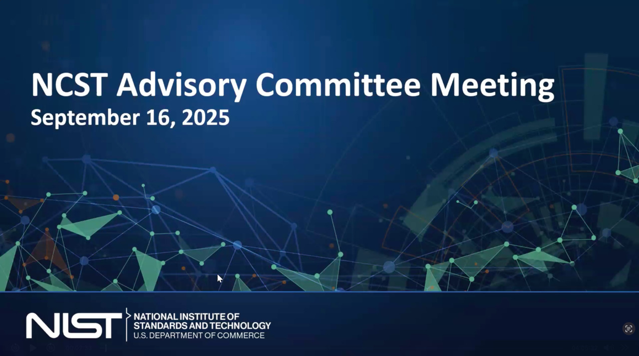 NCSTAC meeting-September 16, 2025