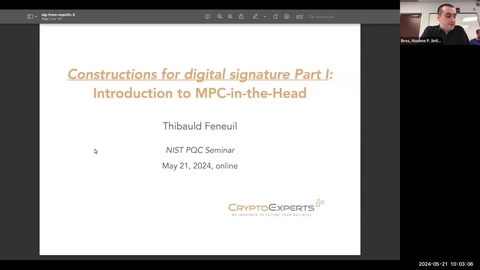 Constructions for Digital Signatures Part I: Introduction to MPC-in-the ...