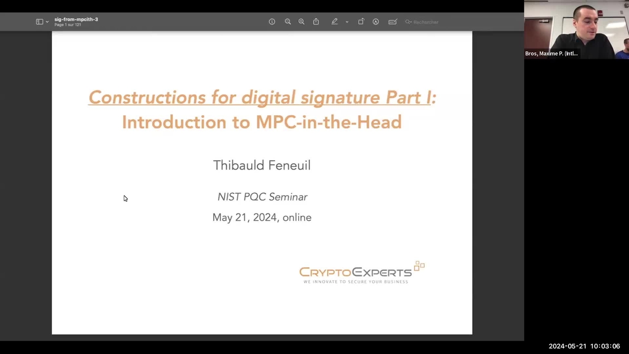 Constructions for Digital Signatures Part I: Introduction to MPC-in-the-Head