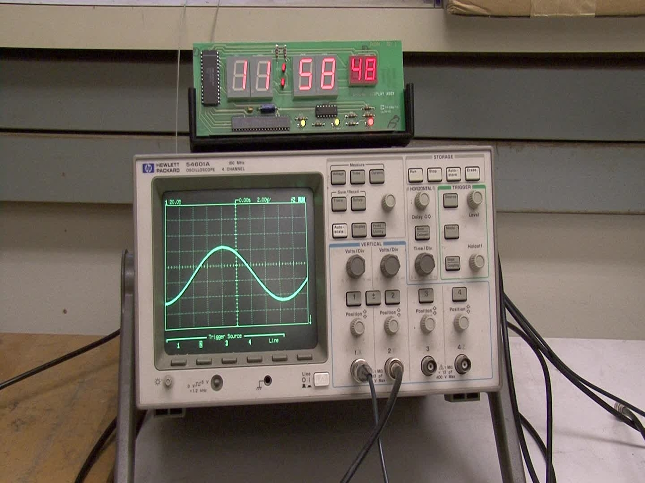 Phase modulation of NIST time signal