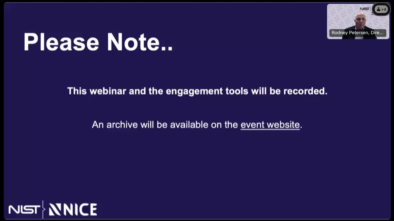 NICE Webinar: Expanding Cybersecurity Learning and Workforce Opportunities for Rural Americans