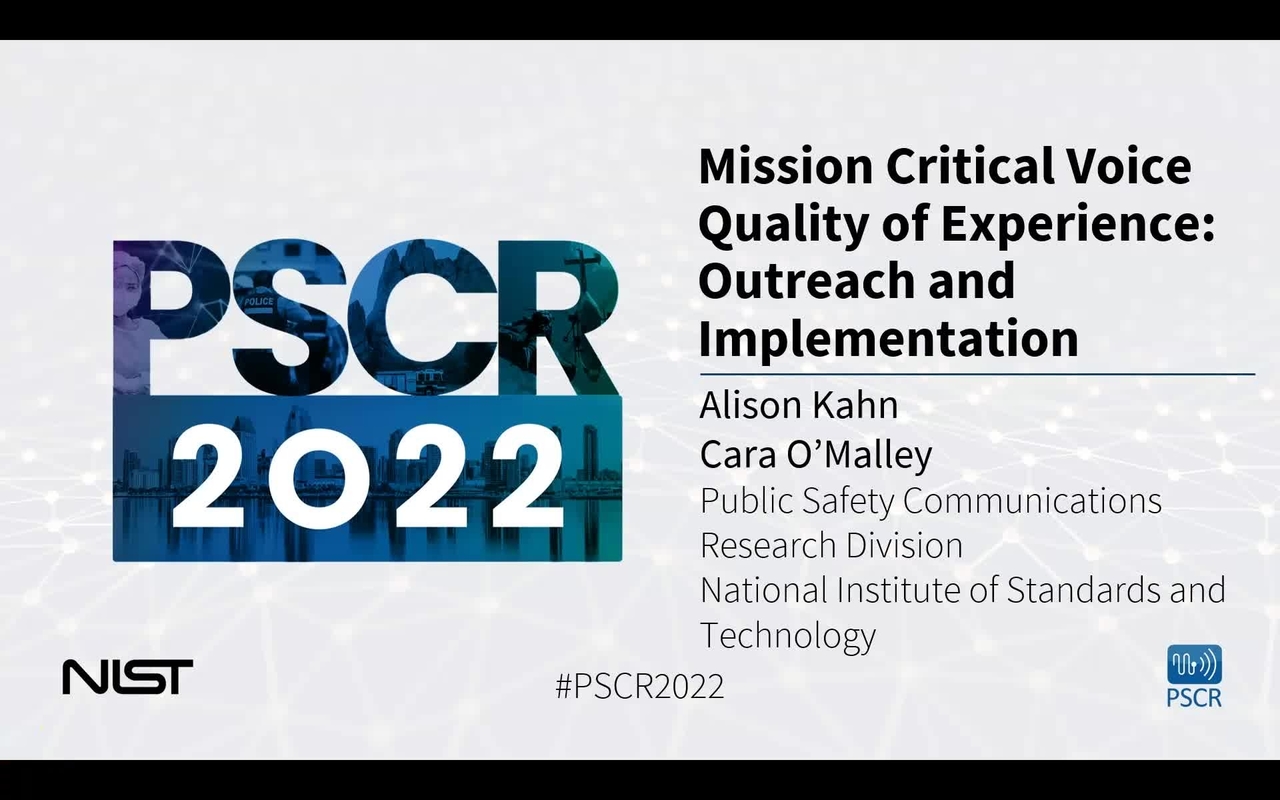 PSCR 2022_QoE Measurement and Outreach_On-Demand