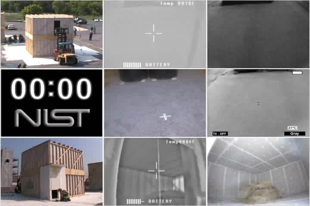 Test 4 - Examination of the Thermal Conditions of a Wood Floor Assembly above a Compartment Fire