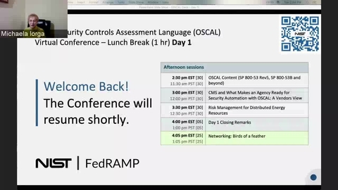 OSCAL Session 3 | NIST