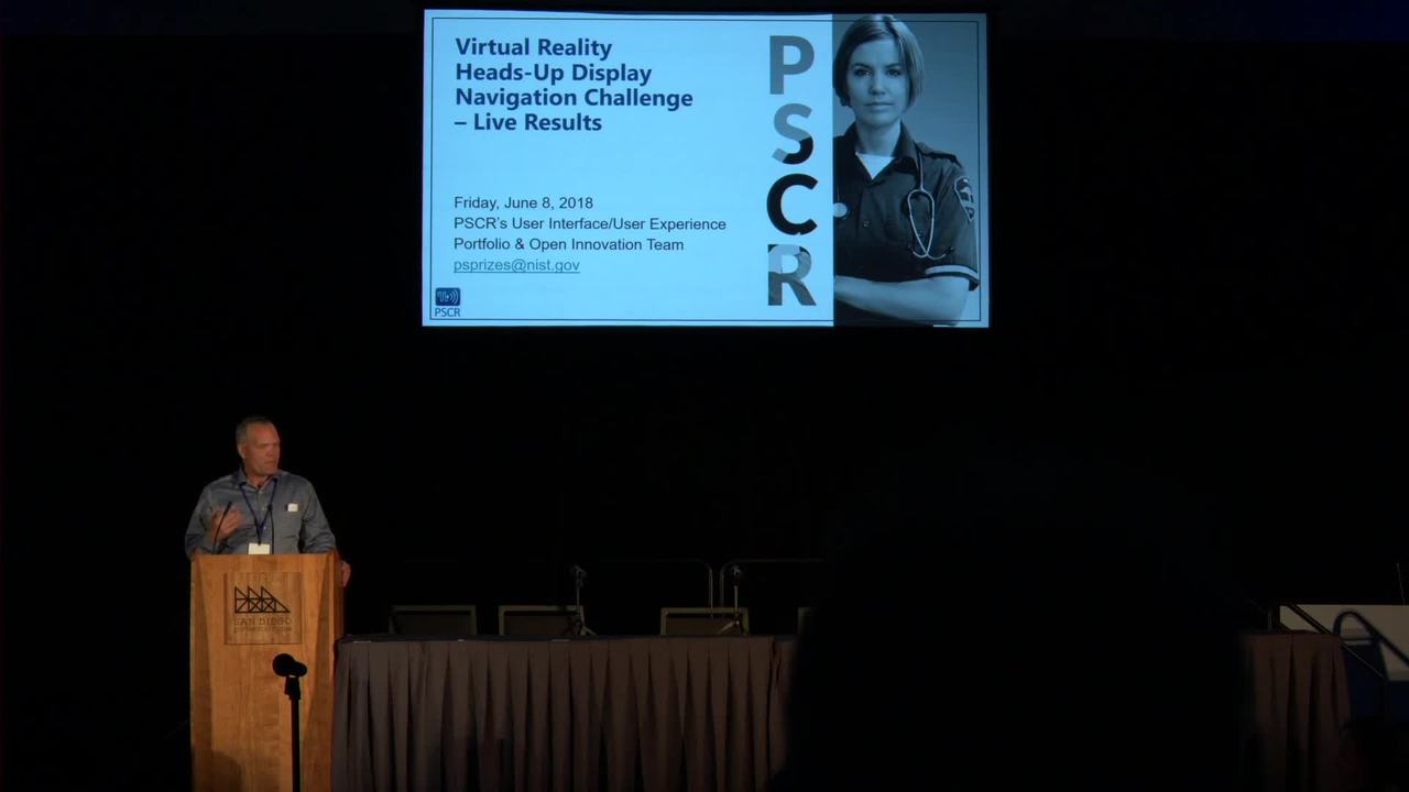PSCR Stakeholder Meeting VR HUD Prize Challenge Results