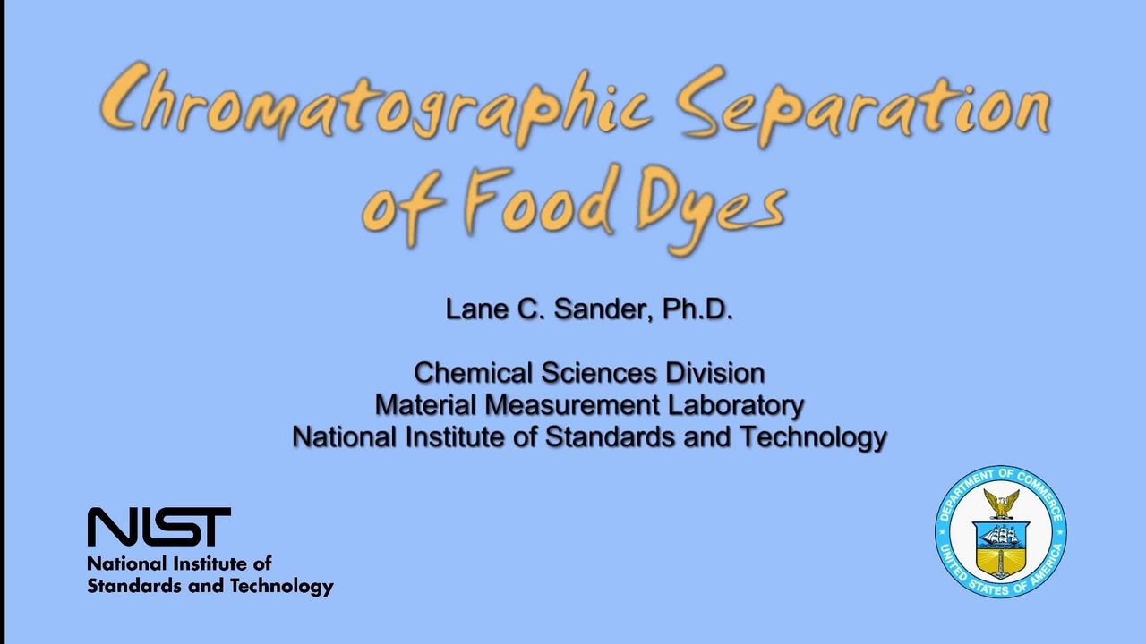 Demonstration: Chromatographic Separation of Food Dyes