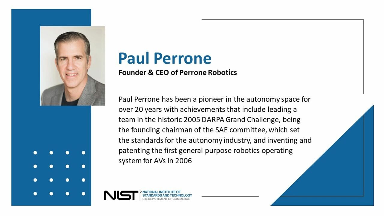 NIST Colloquium Series: (Paul Perrone)