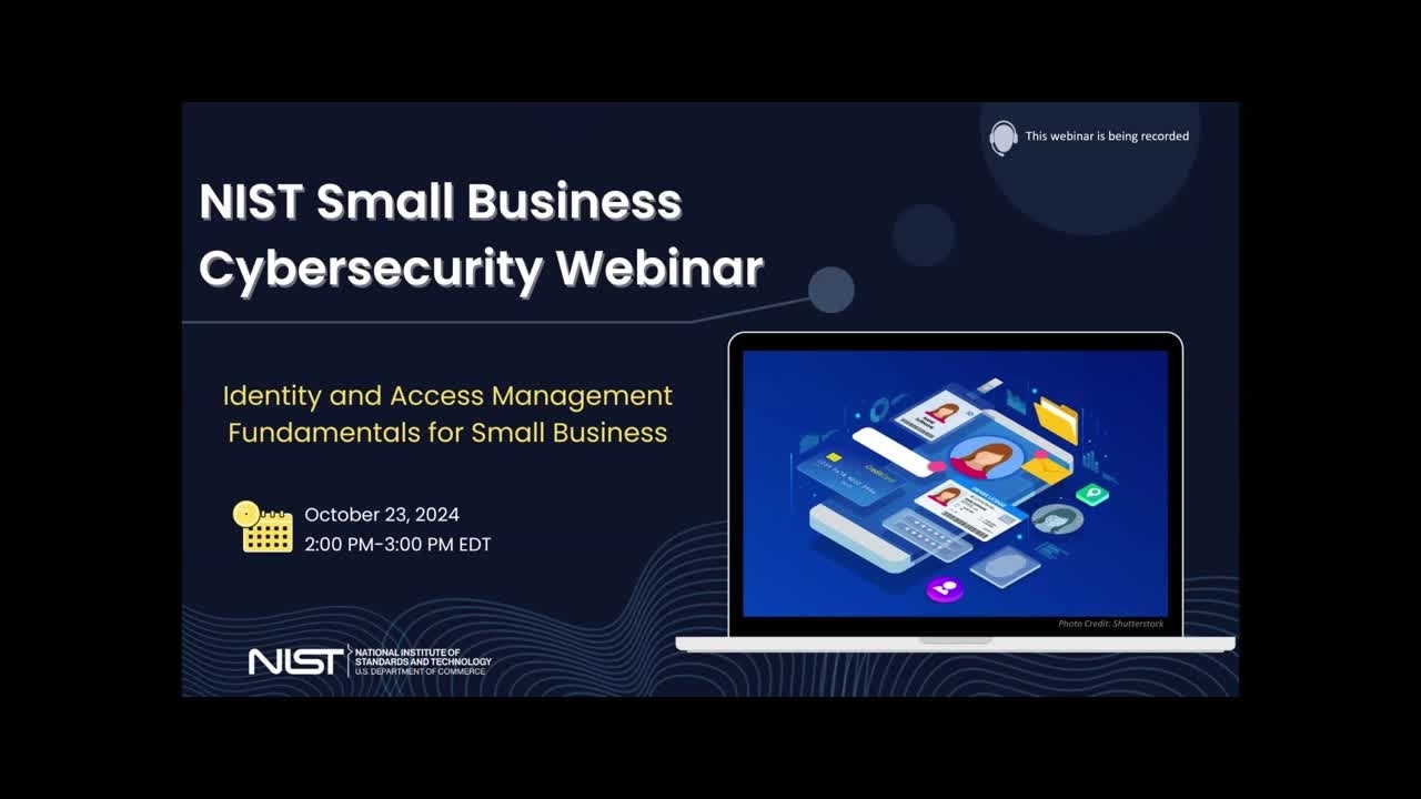 Identity and Access Management Fundamentals for Small Business