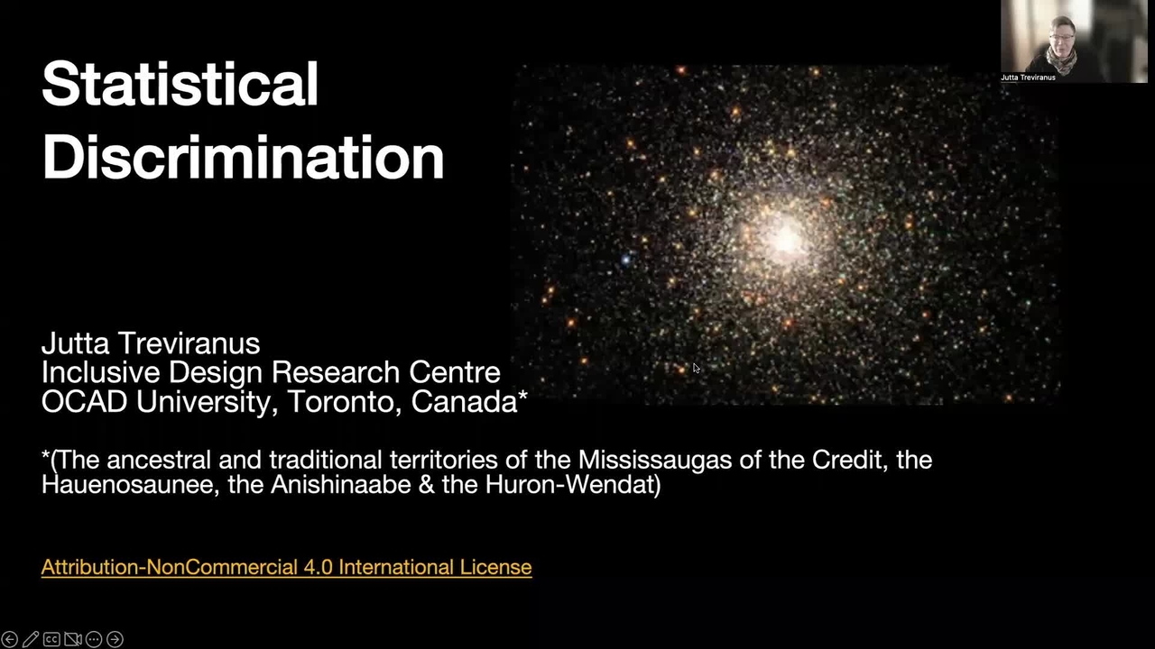 AI Metrology Colloquia Series: Statistical Discrimination