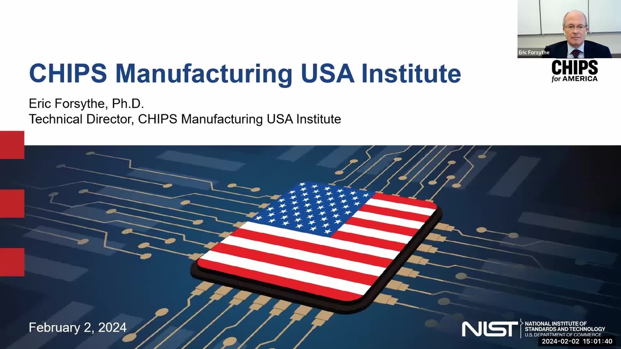 Webinar: CHIPS Manufacturing USA Institute