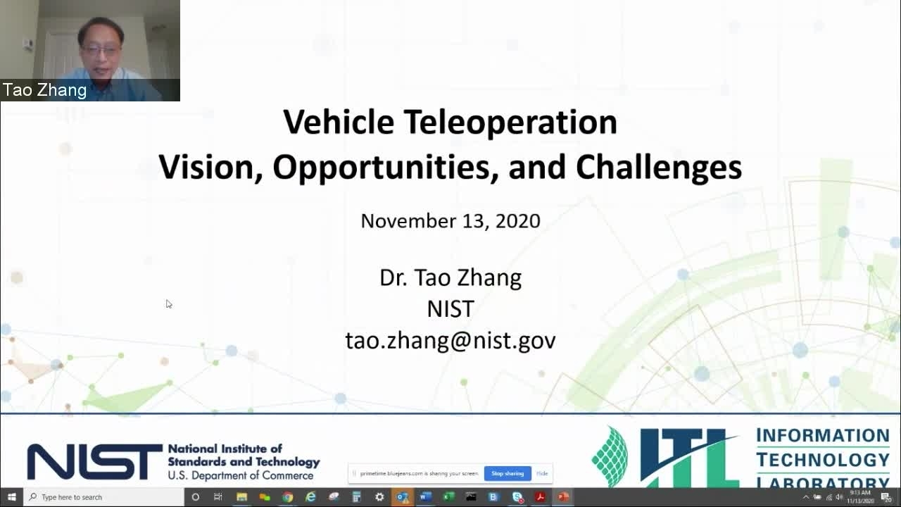 Vehicle Teleoperation Forum Tao Zhang and Michelle Avary Keynote