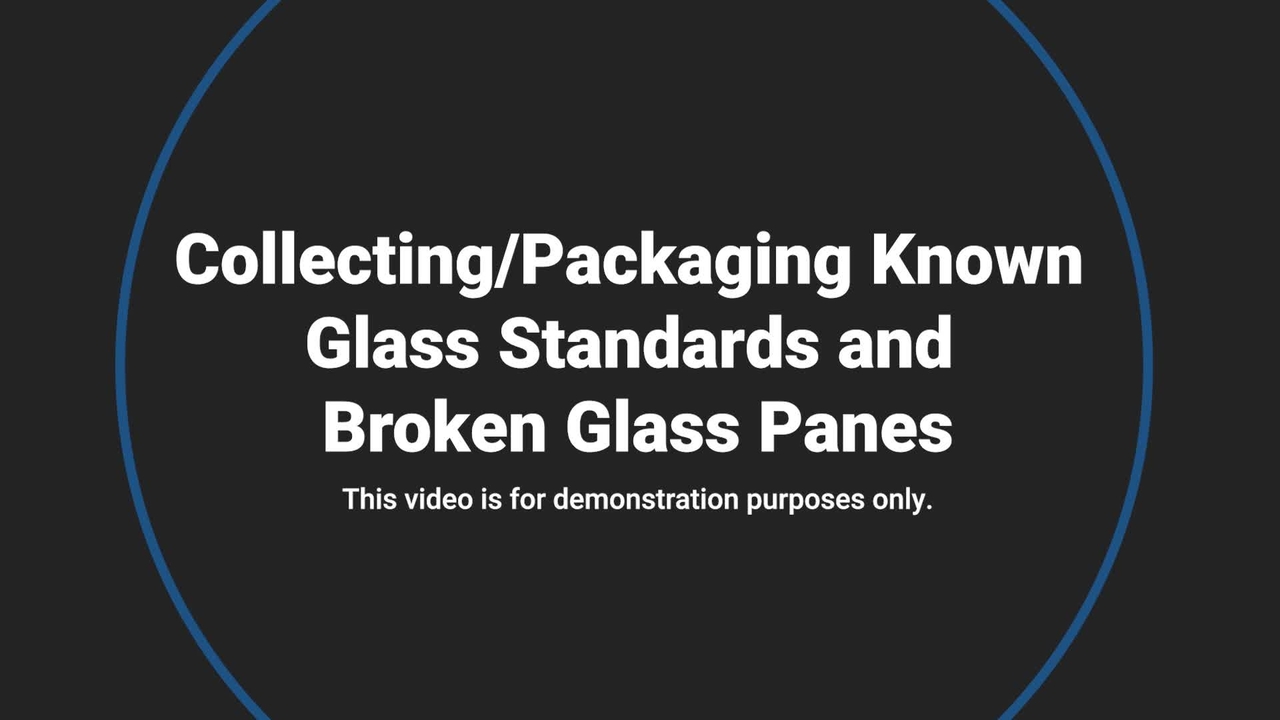 Video #10 - Trace Evidence Collection: Collecting/Packaging Known Glass Standards and Broken Glass Panes