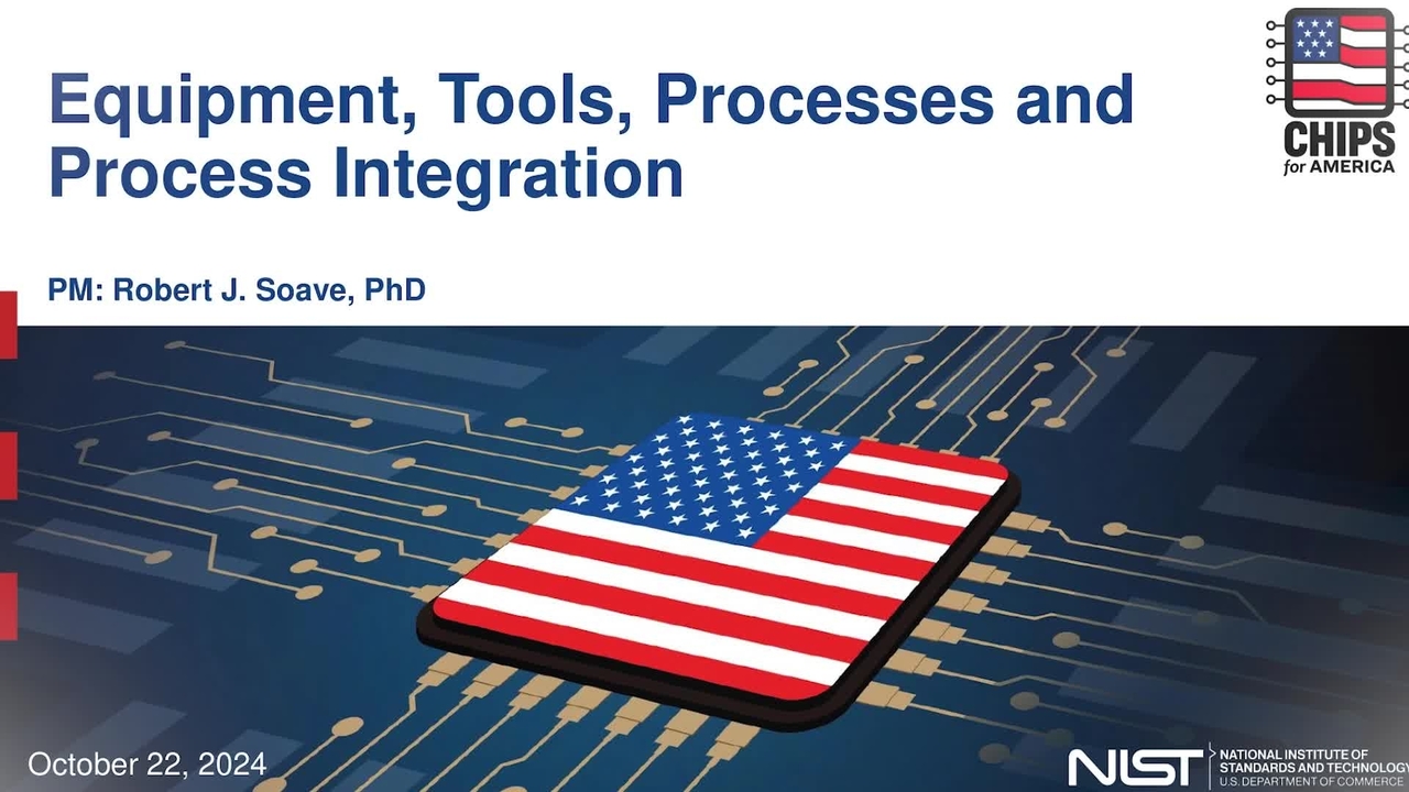Robert Soave: Equipment, Tools, Processes, and Process Integration
