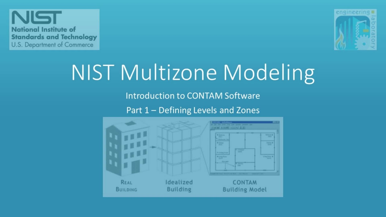 CONTAM Tutorial 1 Part 1 - Defining Building Levels and Zones