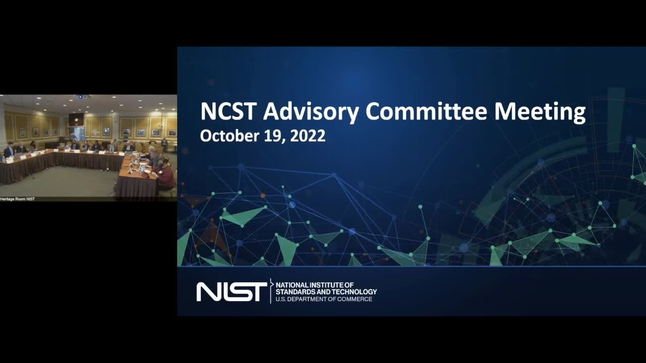 NCST AC.  Roll Call- Opening Remarks