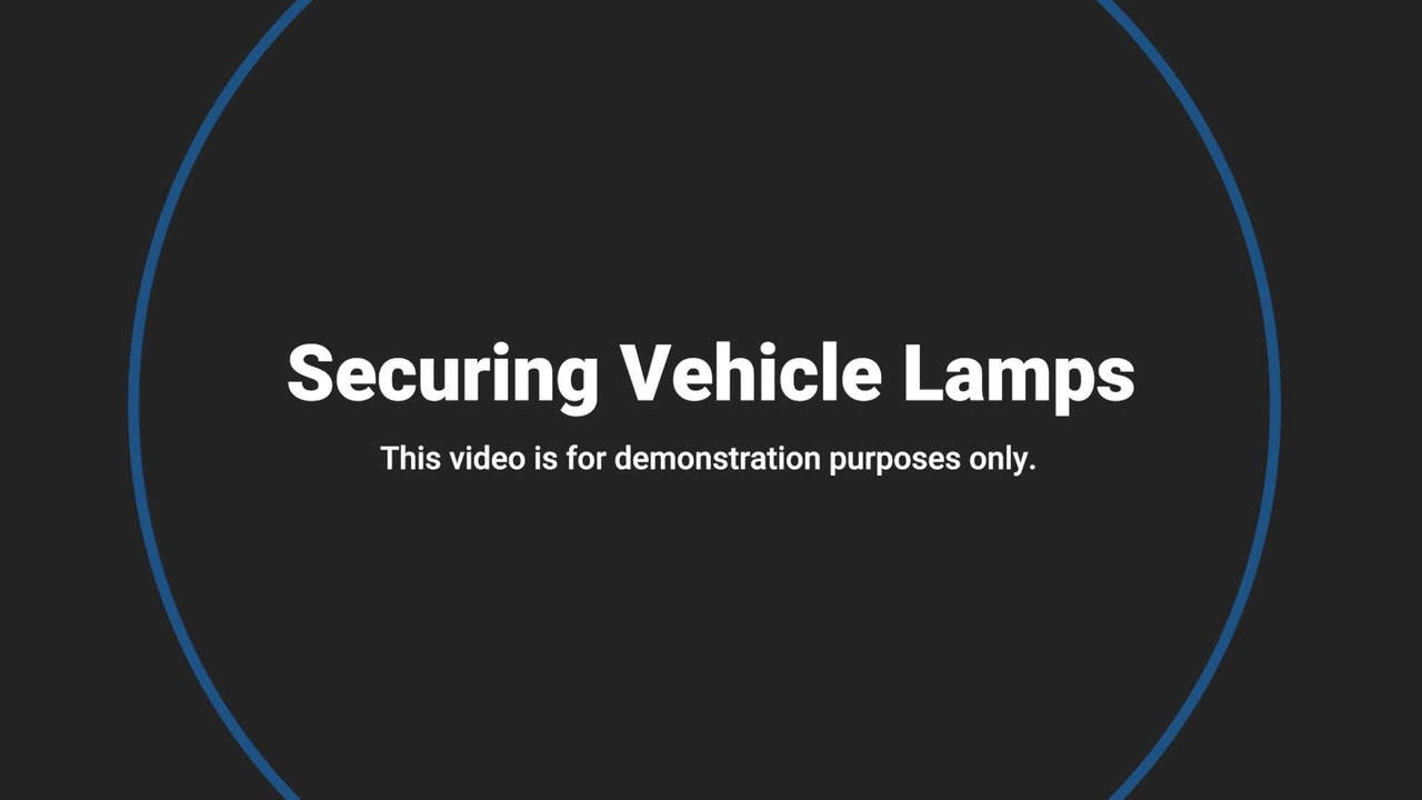 Video #18 - Trace Evidence Collection: Securing vehicle lamps