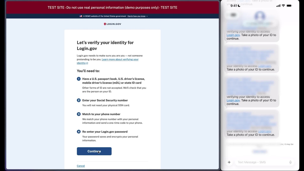 Login.gov Proof of Concept mDL Verification
