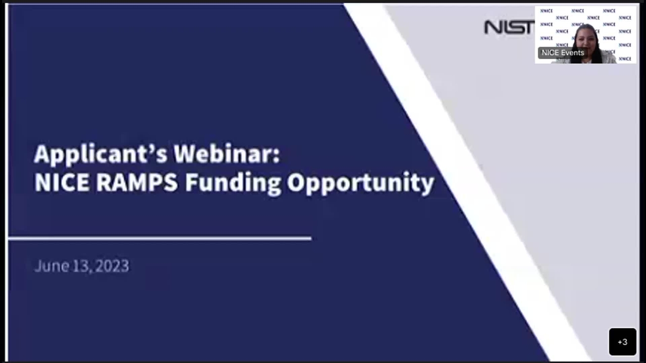 2023 RAMPS Applicant's Webinar