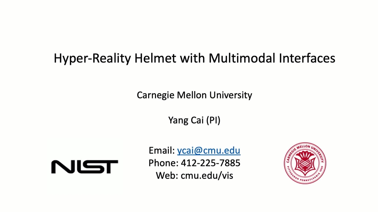 Hyper Reality Helmet_Carnegie Mellon