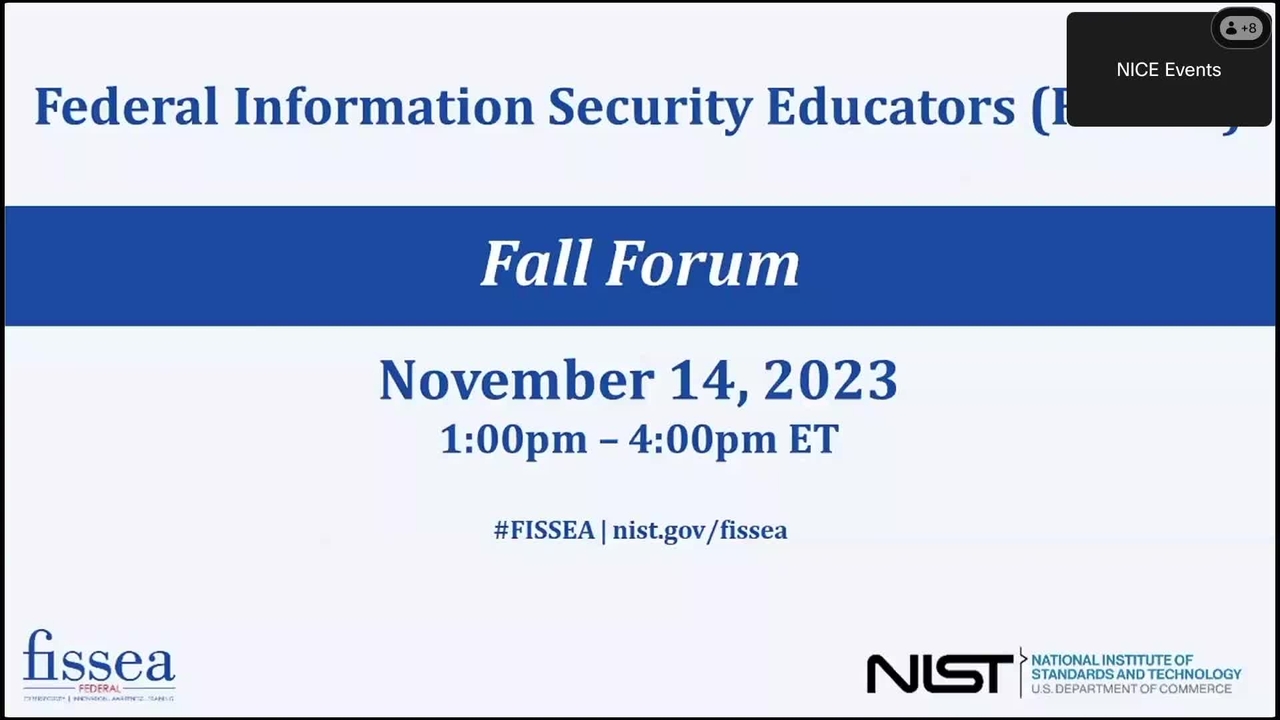 FISSEA Fall Forum 2023