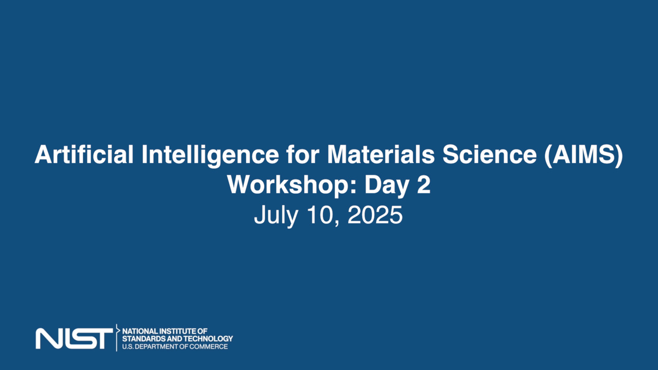 AIMS Workshop: Day 2