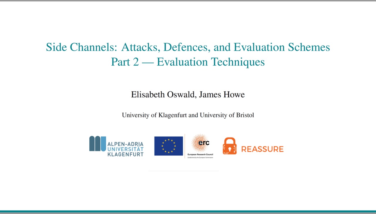 Side-Channels: Attacks, Defences, and Evaluation Schemes. Part 2 — Evaluation Techniques