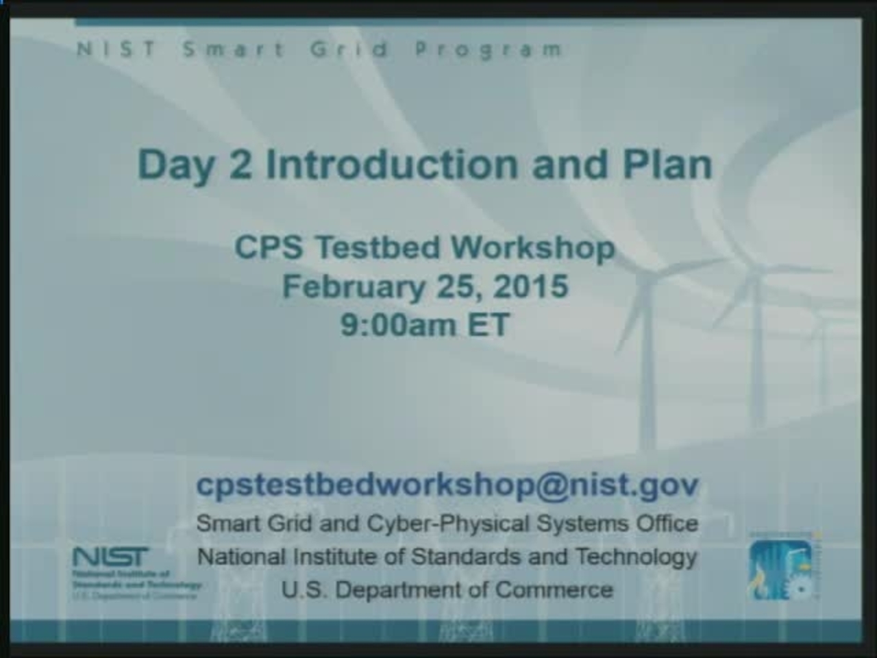 Cyber-Physical Systems Testbed Day2  part 1