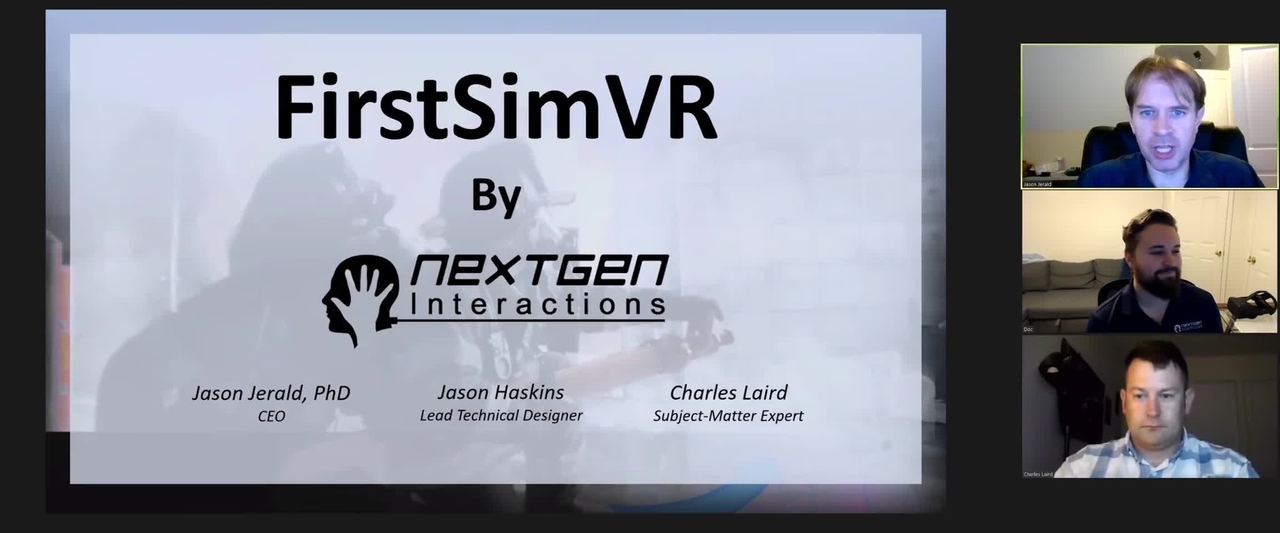 FirstSimVR- Prototyping the Future Using Today's VR_On-Demand Session