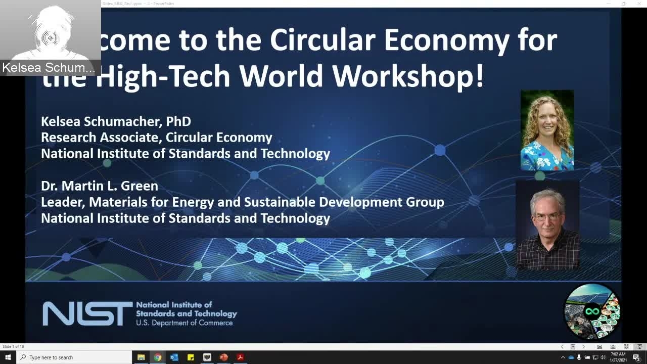 Circular Economy Day 1 opening remarks and Keynote address