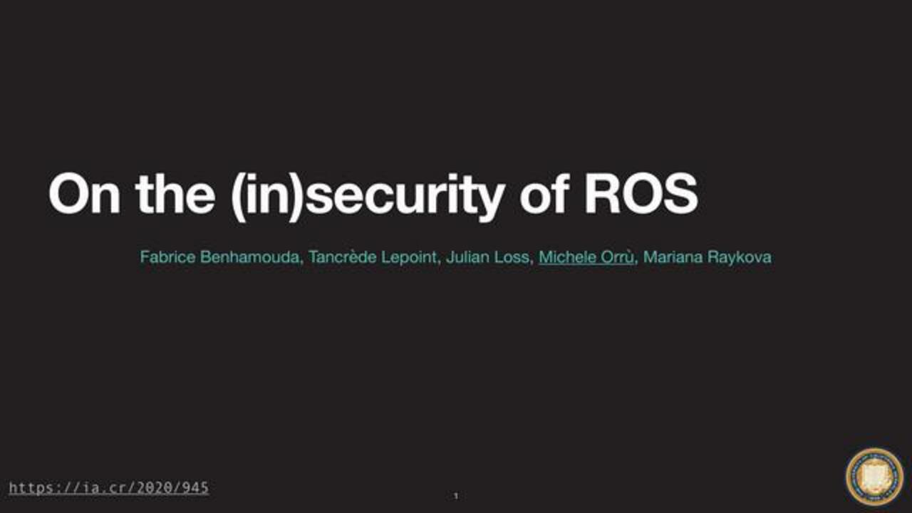 Crypto Reading Club 2022-09-07: On the (in)security of ROS