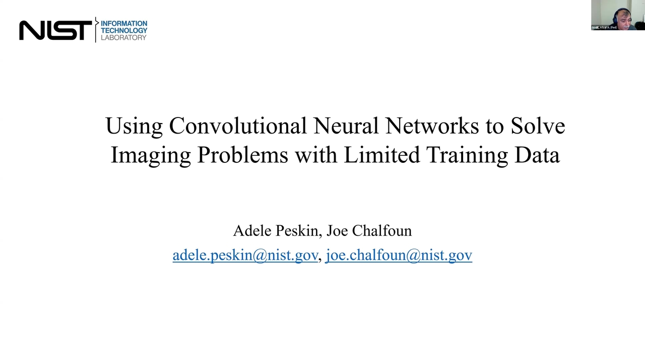 Using Convolutional Neural Networks to Solve Imaging Problems with Limited Training Data