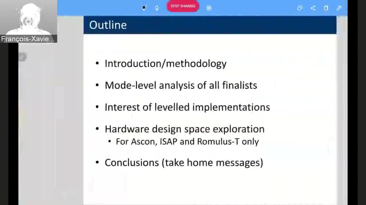 Day 1, Part 3, Lightweight Cryptography Workshop 2022