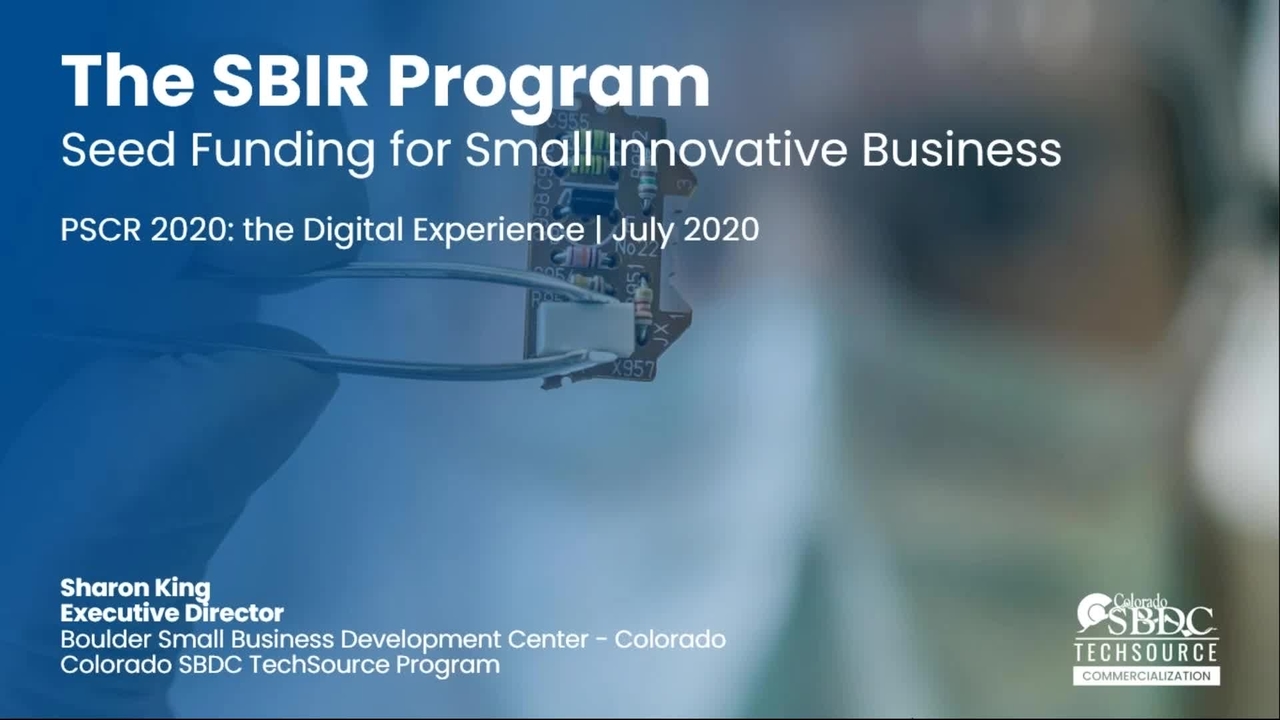 FAST Resources for SBIR Assistance_On-Demand Session