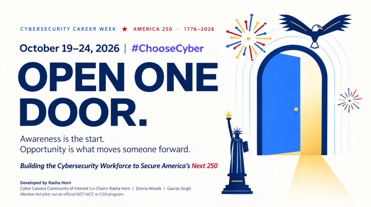 Cybersecurity Career Week 2026: Open One Door.