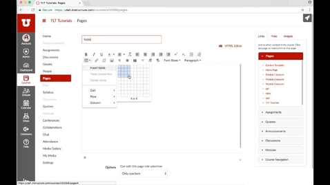 Thumbnail for Design Tools: Creating a Table