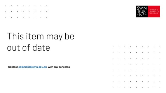 Planning Your Course Structure: Course Planner Swinburne