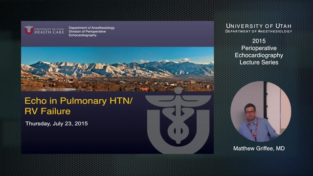Grand Rounds: Matthew Griffee, MD