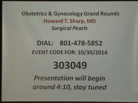 Grand Rounds: Howard Sharp