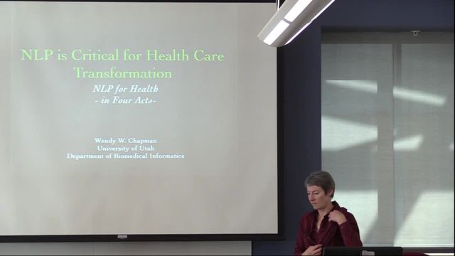 Grand Rounds: Wendy Chapman, PhD