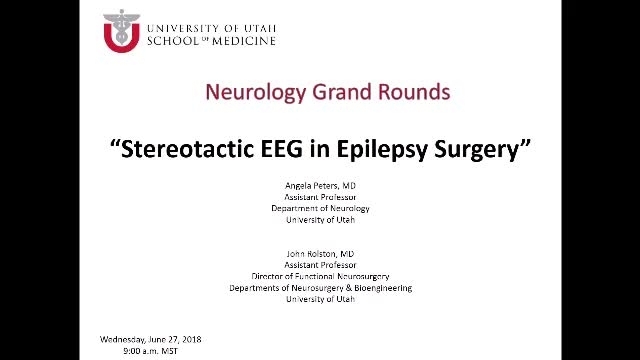 Grand Rounds: Angela Peters, MD / John Rolston, MD, PhD
