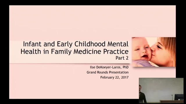 Grand Rounds: Ilse DeKoeyer-Laros, PhD