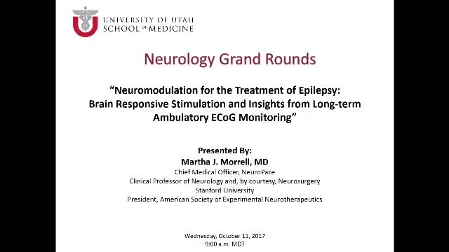 Grand Rounds: Martha J. Morrell, MD