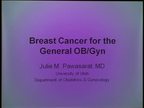 Grand Rounds: Julie Pawasarat, MD