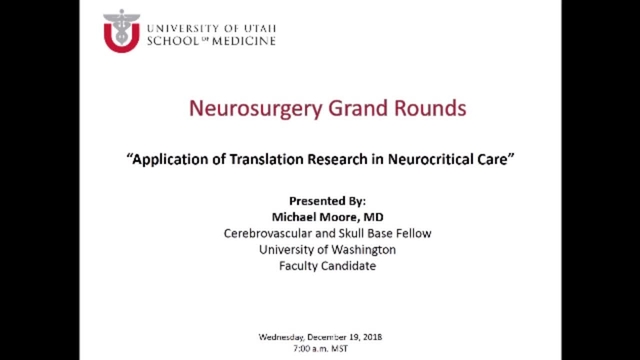 Grand Rounds: Michael Moore, MD