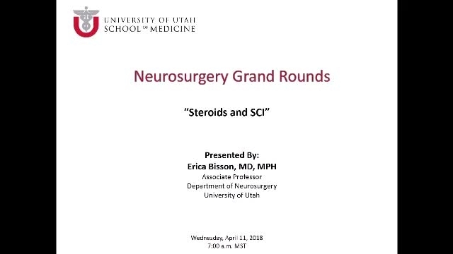 Grand Rounds: Erica Bisson, MD, MPH