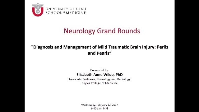 Grand Rounds: Elisabeth Anne Wilde, PhD