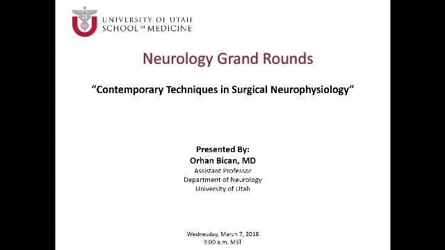 Grand Rounds: Orhan Bican, MD