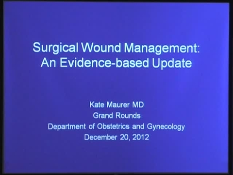 Grand Rounds: Kate Maurer, MD